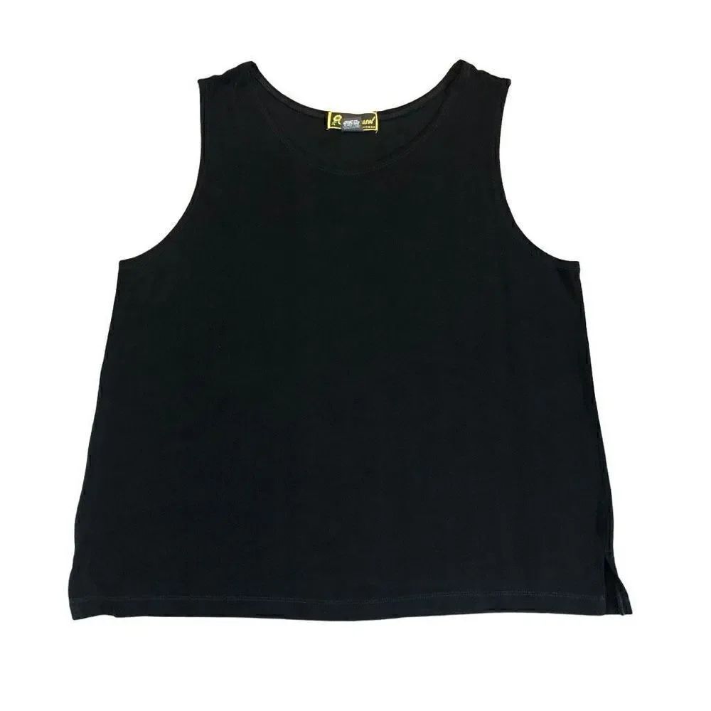 Mirasol Women’s Black Tank Stretch Size 2X